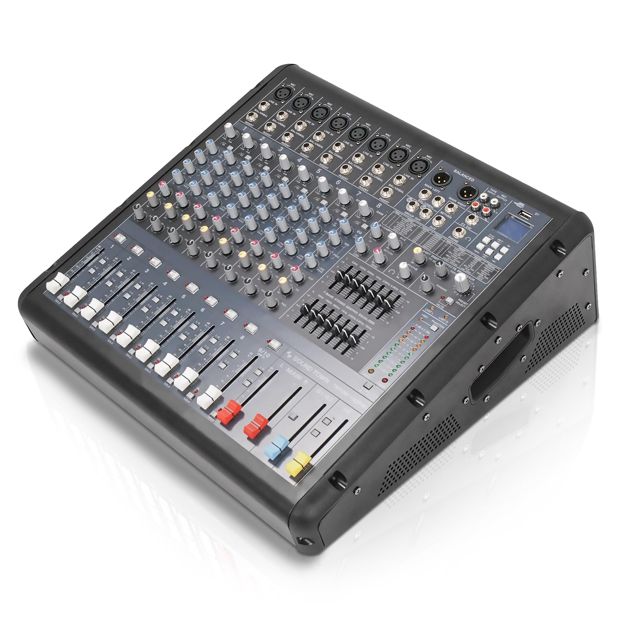 Amazon.com: Sound Town 10-Channel 2x800W Powered Mixer w/ 2